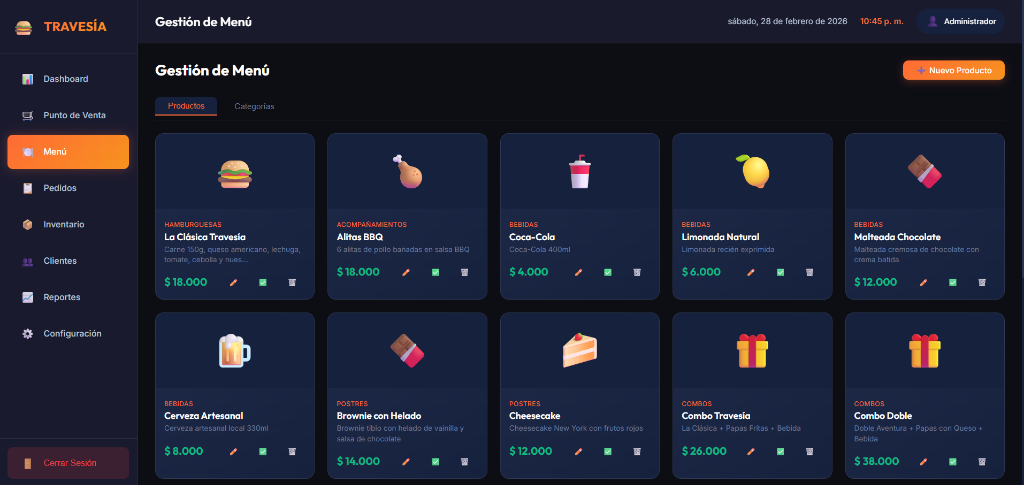 Travesía App - Plataforma de experiencias de viaje